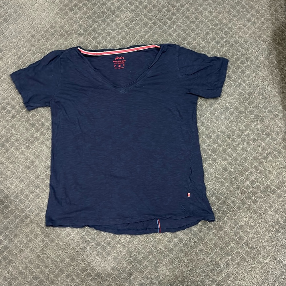 joules v neck tee shirt size 8